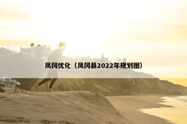 凤冈优化（凤冈县2022年规划图）