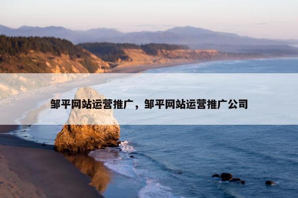 邹平网站运营推广，邹平网站运营推广公司