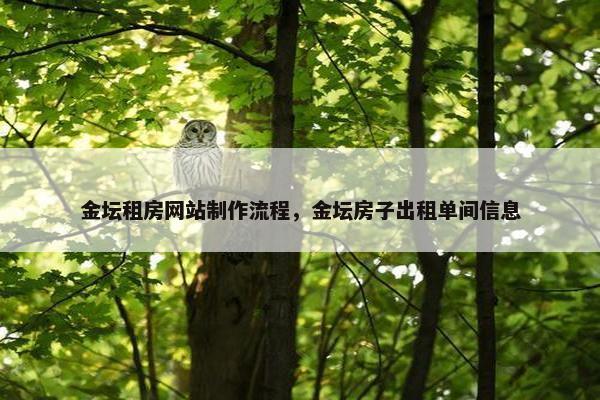 金坛租房网站制作流程，金坛房子出租单间信息