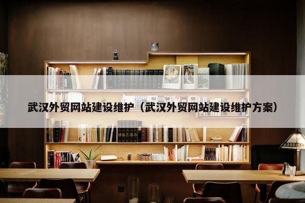 武汉外贸网站建设维护（武汉外贸网站建设维护方案）