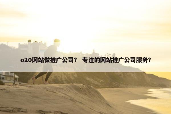 o20网站做推广公司？ 专注的网站推广公司服务？