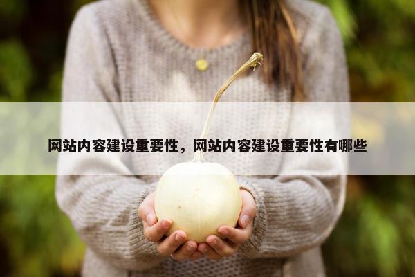网站内容建设重要性，网站内容建设重要性有哪些