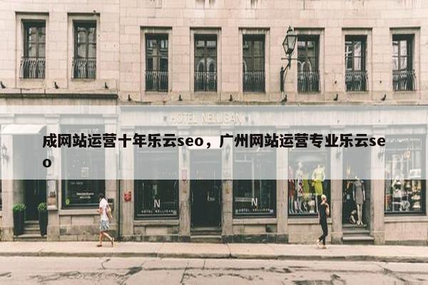 成网站运营十年乐云seo，广州网站运营专业乐云seo