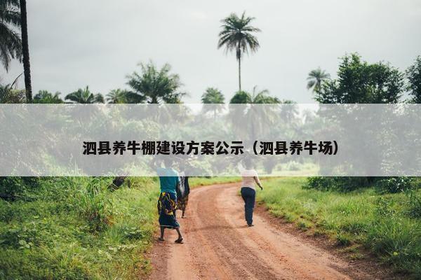 泗县养牛棚建设方案公示（泗县养牛场）