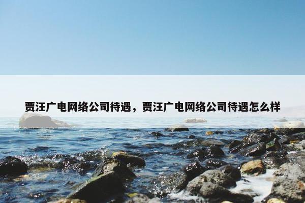 贾汪广电网络公司待遇，贾汪广电网络公司待遇怎么样
