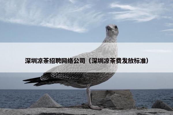 深圳凉茶招聘网络公司（深圳凉茶费发放标准）