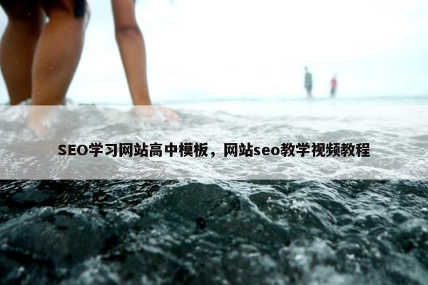 SEO学习网站高中模板，网站seo教学视频教程
