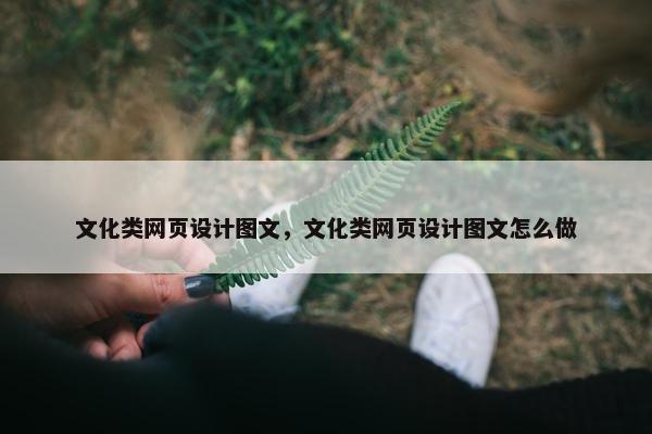 文化类网页设计图文，文化类网页设计图文怎么做