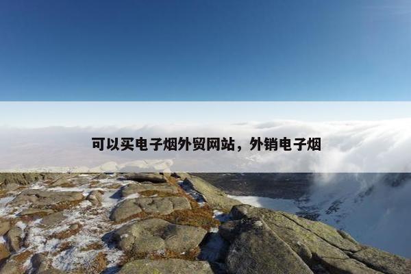可以买电子烟外贸网站，外销电子烟