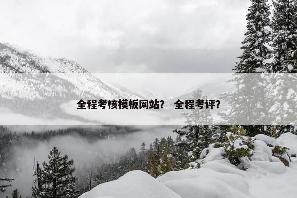 全程考核模板网站？ 全程考评？