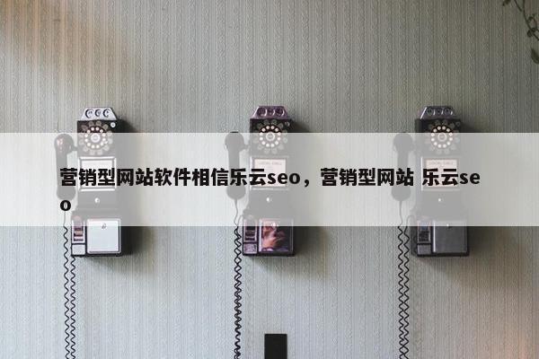营销型网站软件相信乐云seo，营销型网站 乐云seo