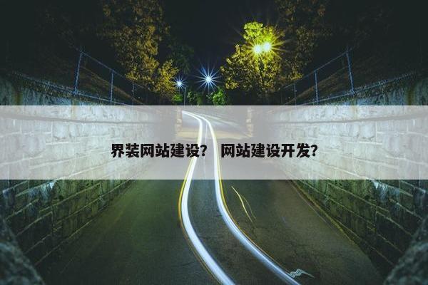 界装网站建设？ 网站建设开发？