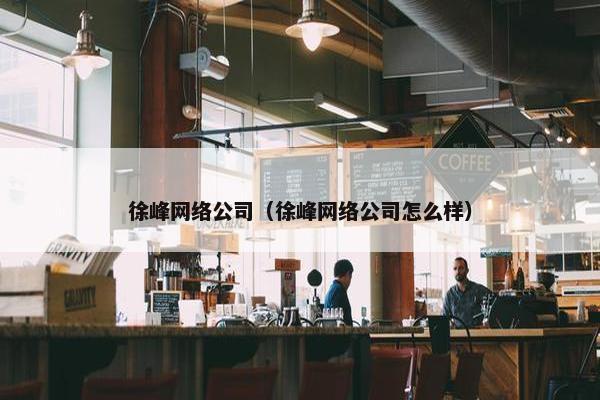 徐峰网络公司（徐峰网络公司怎么样）