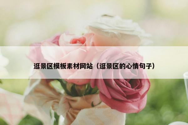 逛景区模板素材网站（逛景区的心情句子）