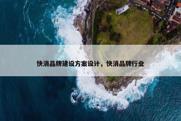 快消品牌建设方案设计，快消品牌行业