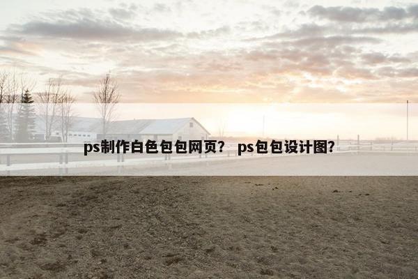 ps制作白色包包网页？ ps包包设计图？