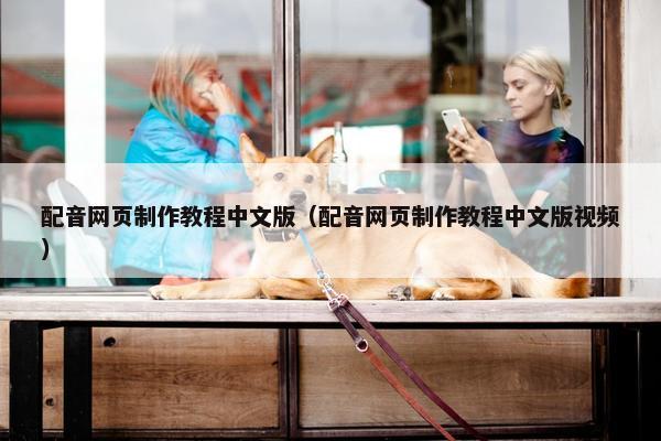 配音网页制作教程中文版（配音网页制作教程中文版视频）