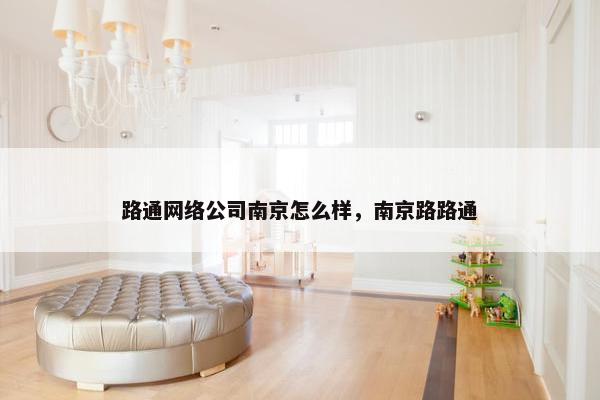 路通网络公司南京怎么样，南京路路通
