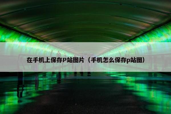 在手机上保存P站图片（手机怎么保存p站图）
