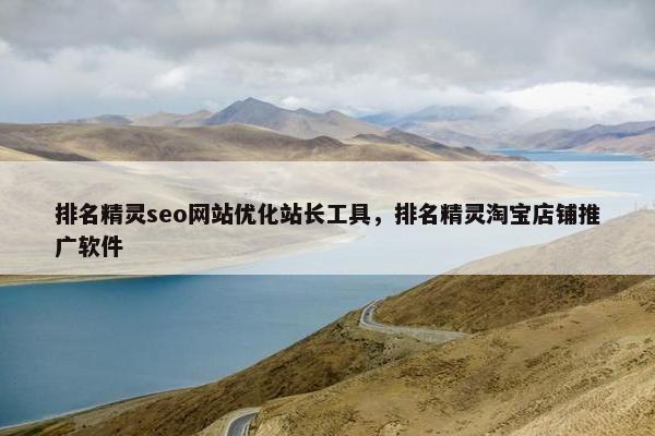 排名精灵seo网站优化站长工具，排名精灵淘宝店铺推广软件